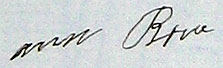Ann Rowe signature