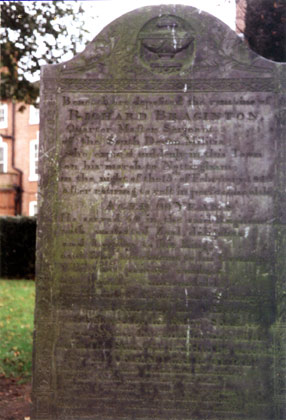 Braginton gravestone