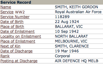 Service Record