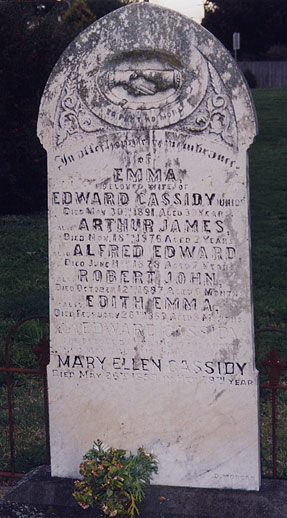 CASSIDY gravestone
